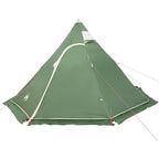 vidaXL Tipi-Campingzelt 5 Personen Grün Wasserdicht