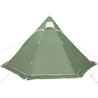 vidaXL Tipi-Campingzelt 5 Personen Grün Wasserdicht
