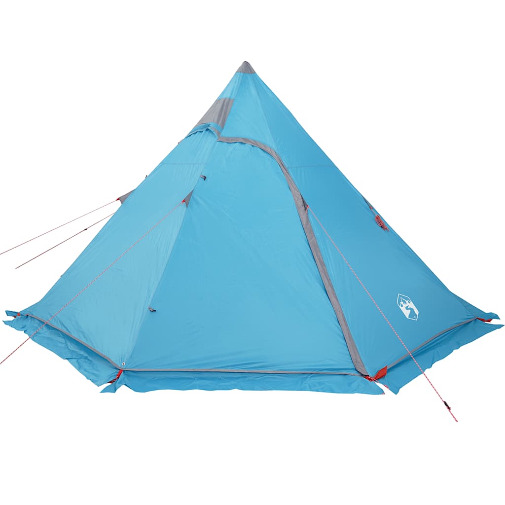 vidaXL Tipi-Campingzelt 5 Person Blau Wasserdicht