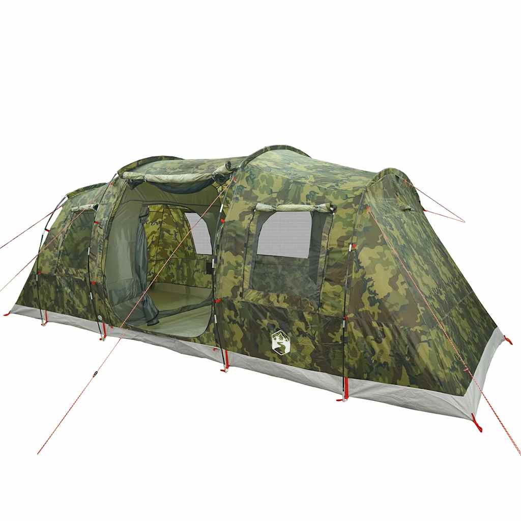 vidaXL Tunnelzelt 4 Personen Camouflage Wasserdicht