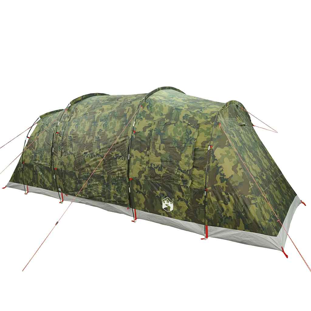 vidaXL Tunnelzelt 4 Personen Camouflage Wasserdicht
