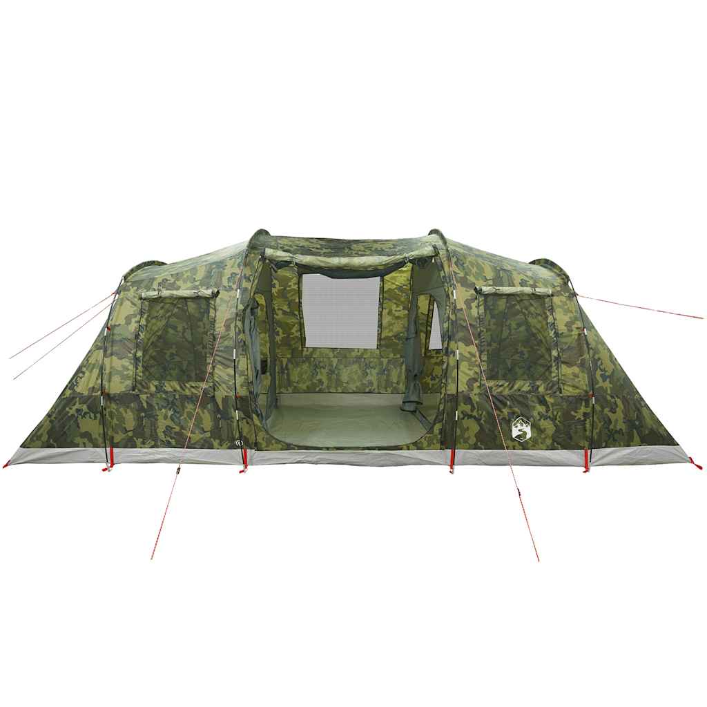 vidaXL Tunnelzelt 4 Personen Camouflage Wasserdicht