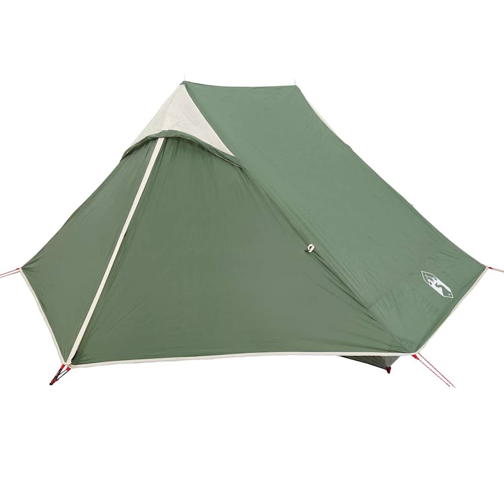vidaXL Campingzelt 2 Personen Grün Wasserdicht