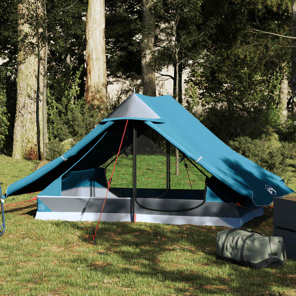 vidaXL Campingzelt 2 Personen Grün Wasserdicht