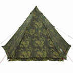 vidaXL Tipi-Familienzelt 6 Personen Tarnmuster Wasserdicht