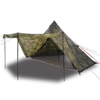 vidaXL Tipi-Familienzelt 8 Personen Tarnmuster Wasserdicht