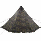 vidaXL Tipi-Familienzelt 8 Personen Tarnmuster Wasserdicht