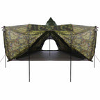 vidaXL Tipi-Familienzelt 8 Personen Tarnmuster Wasserdicht