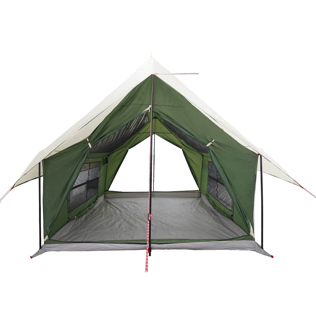 vidaXL Campingzelt 5 Personen Grün Wasserdicht