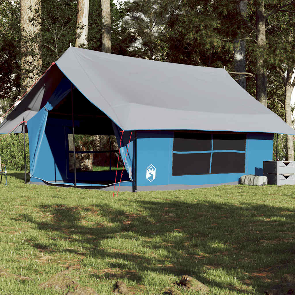 vidaXL Campingzelt 5 Personen Grün Wasserdicht