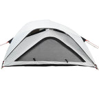 vidaXL Campingzelt 1 Person Weiß Verdunkelungsstoff Wasserdicht