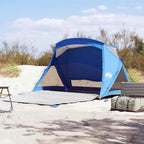 vidaXL Strandzelt 2 Personen Azurblau Wasserdicht