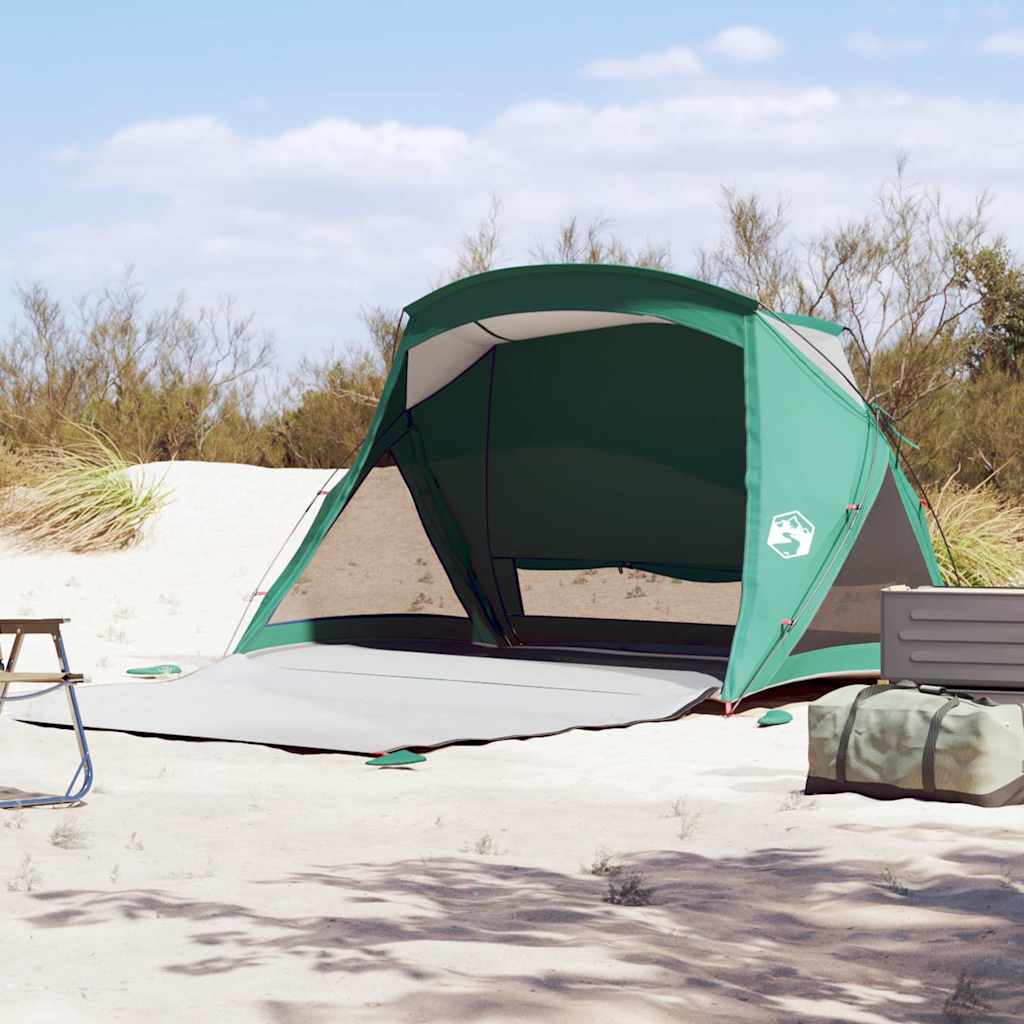 vidaXL Strandzelt 2 Personen Seegrün Wasserdicht