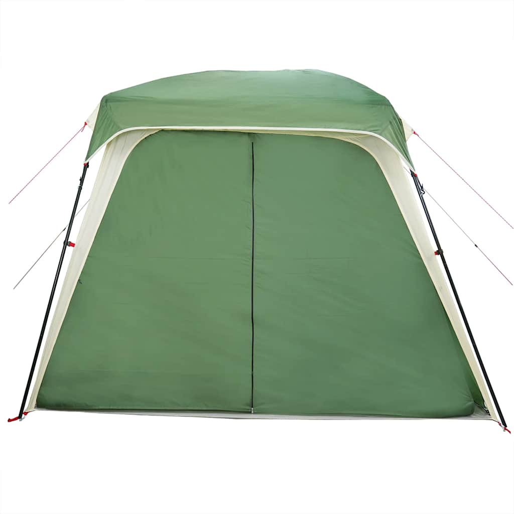 vidaXL Campingzelt mit Vorzelt 5 Personen Grün Wasserdicht