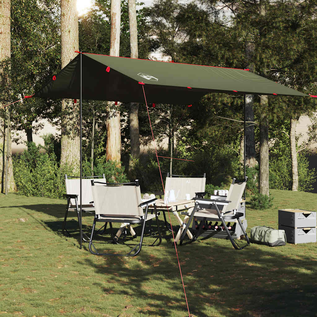 vidaXL Tarp Olivgrün 306x306 cm Wasserdicht