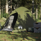 vidaXL Kuppel-Campingzelt 2 Personen Olivgrün Wasserdicht