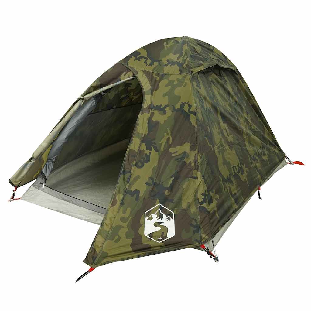 vidaXL Kuppel-Campingzelt 2 Personen Tarnmuster Wasserdicht