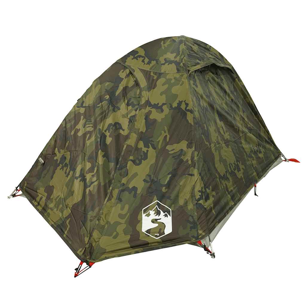 vidaXL Kuppel-Campingzelt 2 Personen Tarnmuster Wasserdicht