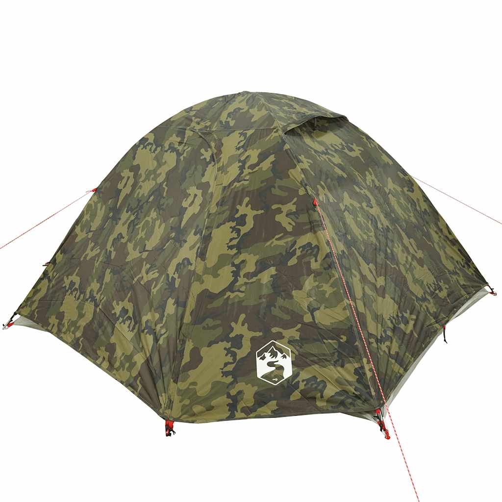 vidaXL Kuppelzelt 4 Personen Camouflage Wasserdicht