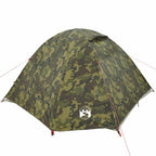 vidaXL Kuppelzelt 4 Personen Camouflage Wasserdicht