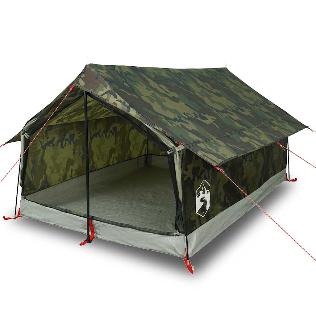 vidaXL Campingzelt 2 Personen Tarnmuster Wasserdicht