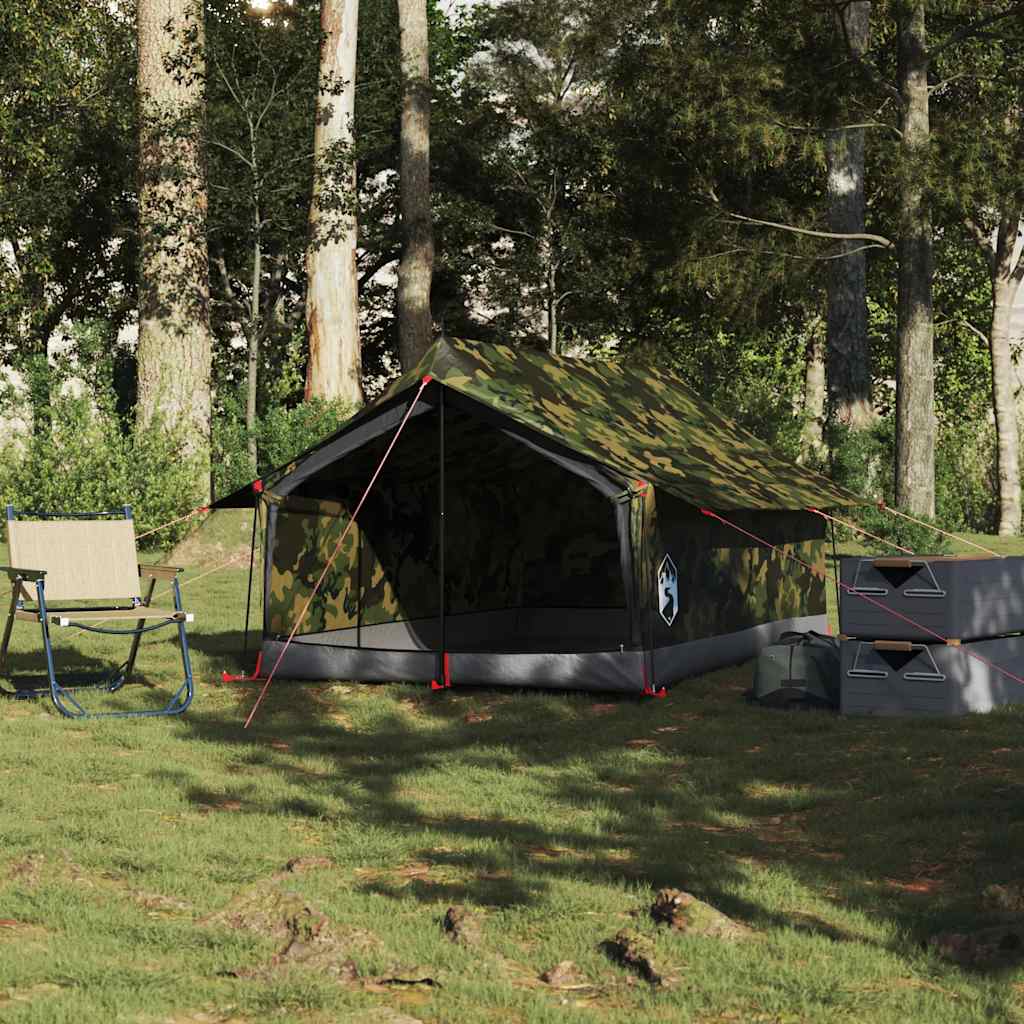 vidaXL Campingzelt 2 Personen Tarnmuster Wasserdicht
