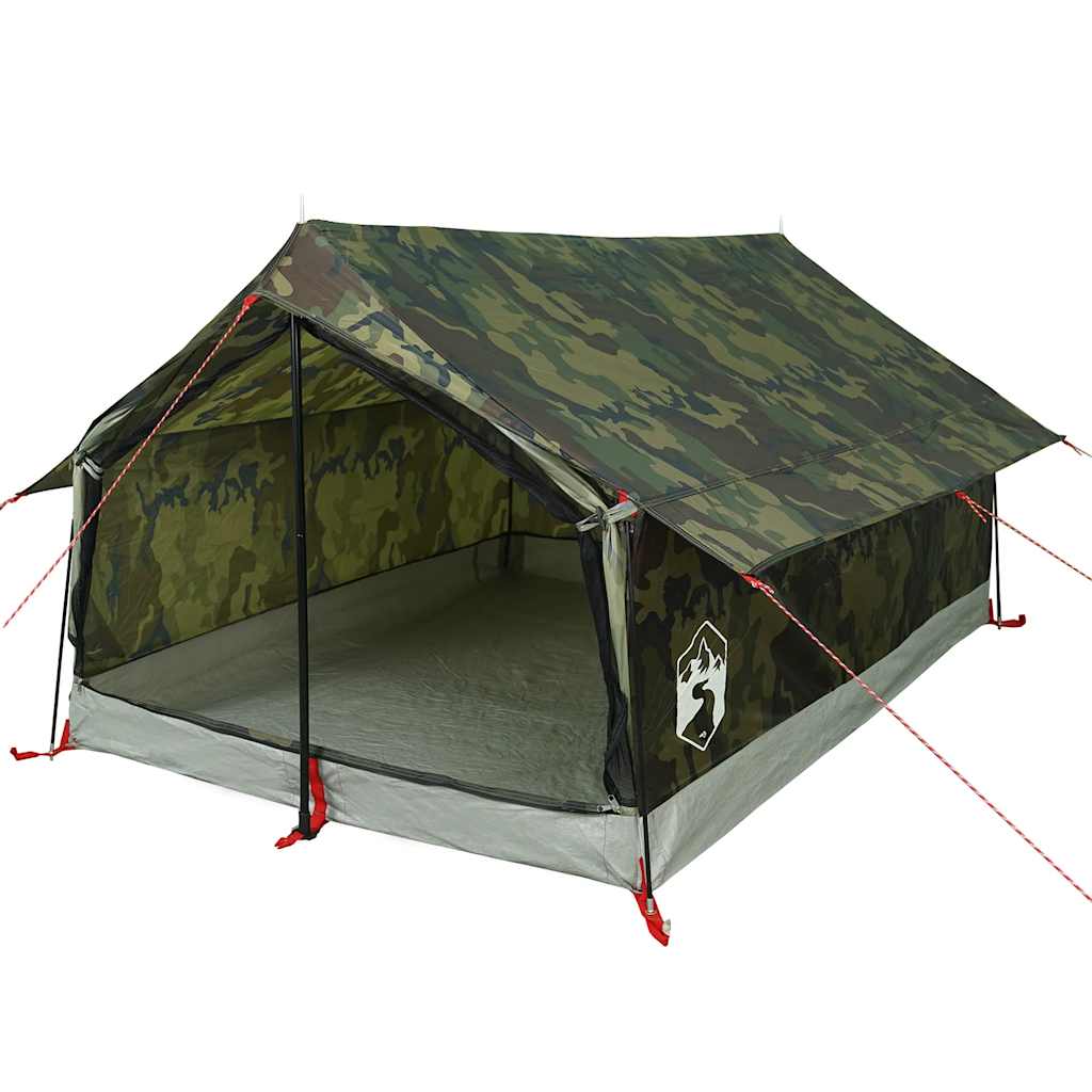 vidaXL Campingzelt 2 Personen Tarnmuster Wasserdicht