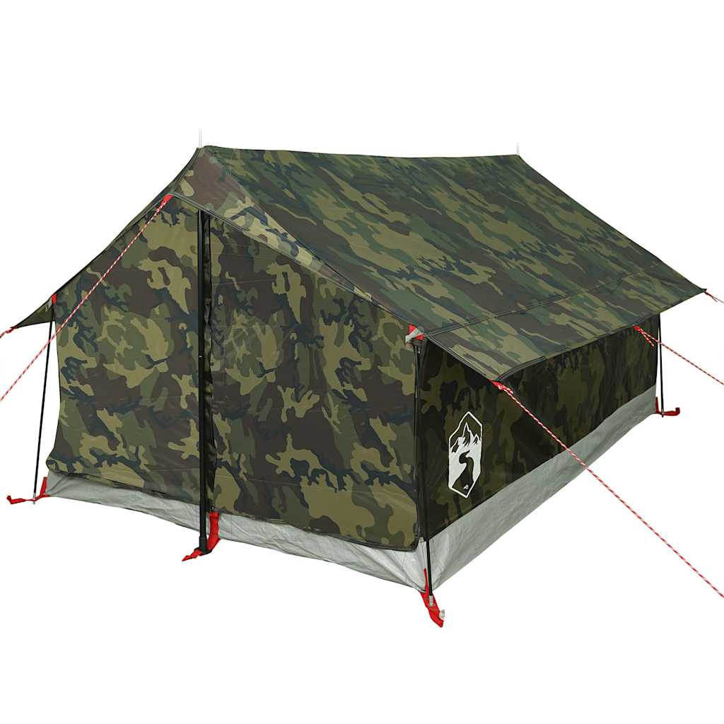vidaXL Campingzelt 2 Personen Tarnmuster Wasserdicht