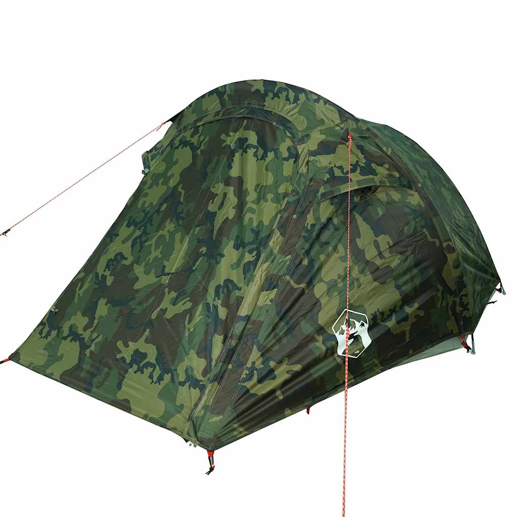 vidaXL Tunnelzelt 3 Personen Camouflage Wasserdicht