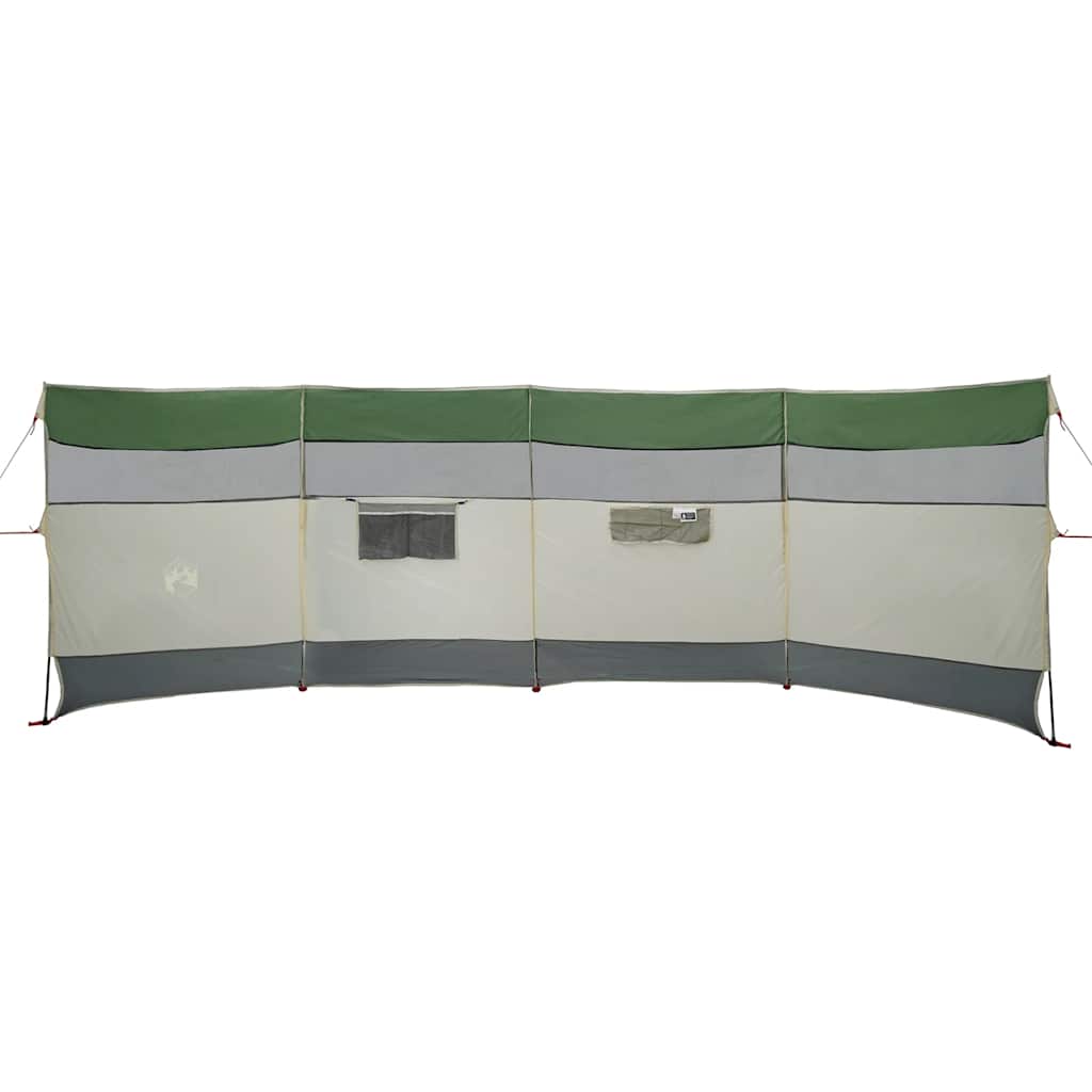 vidaXL Camping-Windschutz Grün 510x153 cm Wasserdicht