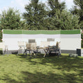 vidaXL Camping-Windschutz Grün 510x153 cm Wasserdicht