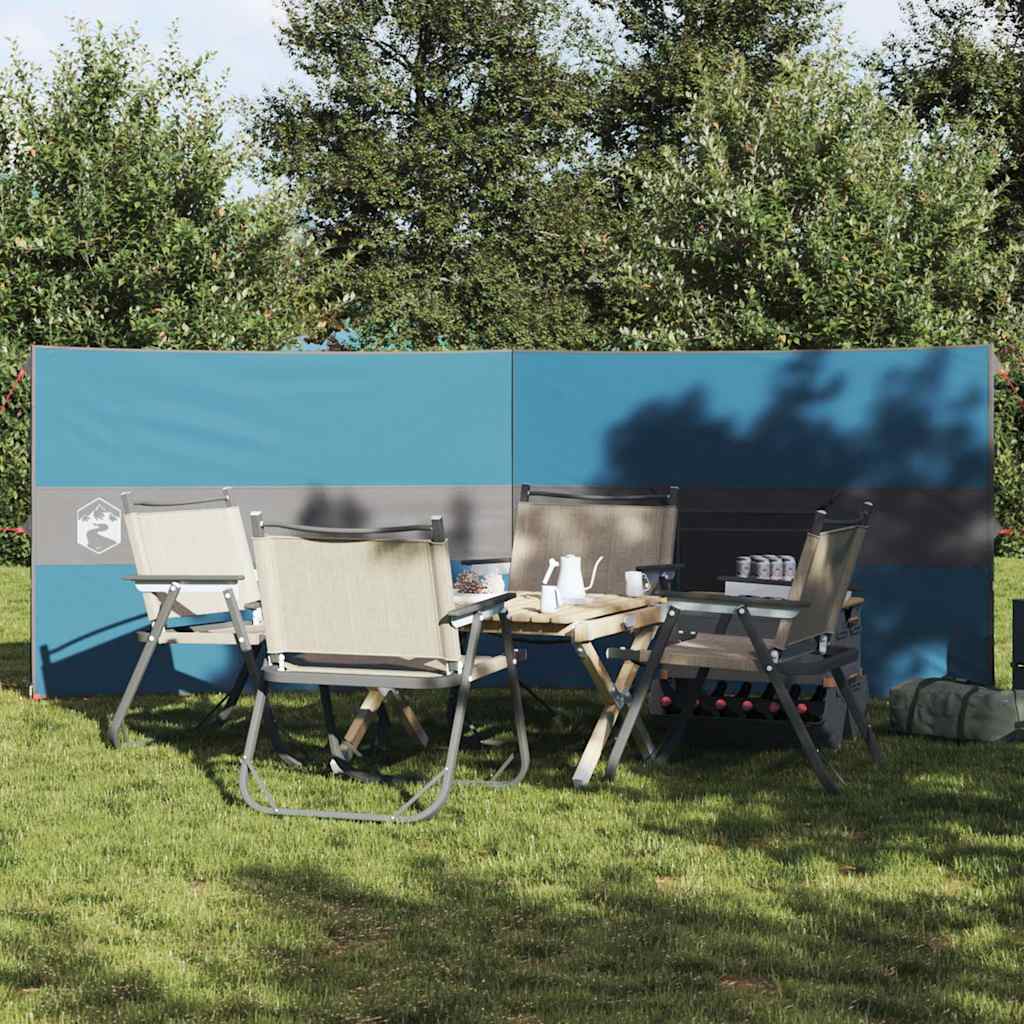 vidaXL Camping-Windschutz Grün 510x153 cm Wasserdicht