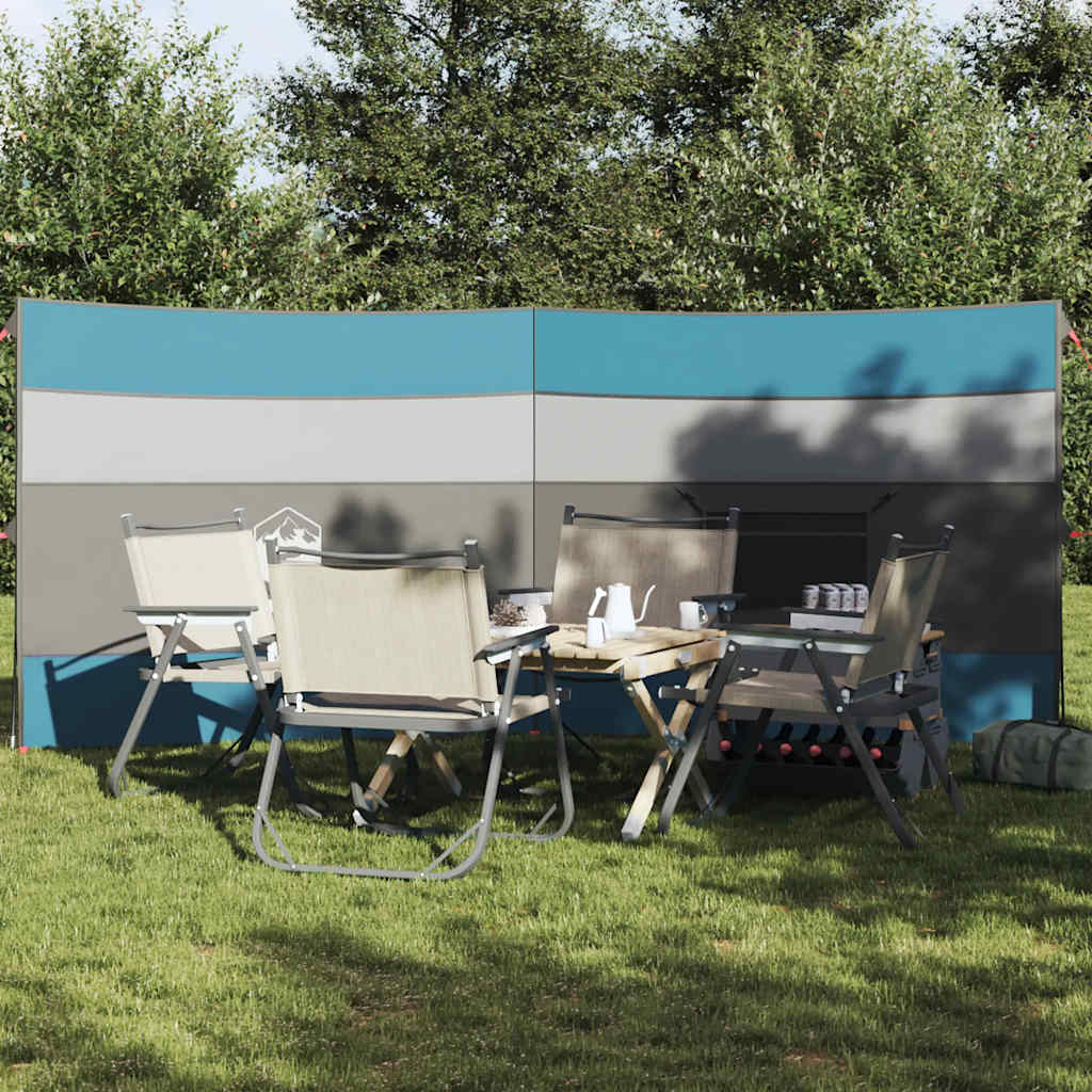 vidaXL Camping-Windschutz Grün 510x153 cm Wasserdicht