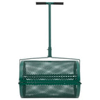 vidaXL Kompost-Streuer 75L Grün Ø40x60 cm Stahl