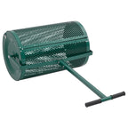 vidaXL Kompost-Streuer 75L Grün Ø40x60 cm Stahl