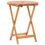 vidaXL 3-tlg. Bistro-Set Cremeweiß Stoff und Massivholz