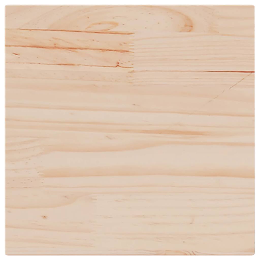 vidaXL Tischplatte 40x40x1,7 cm Quadratisch Massivholz Kiefer
