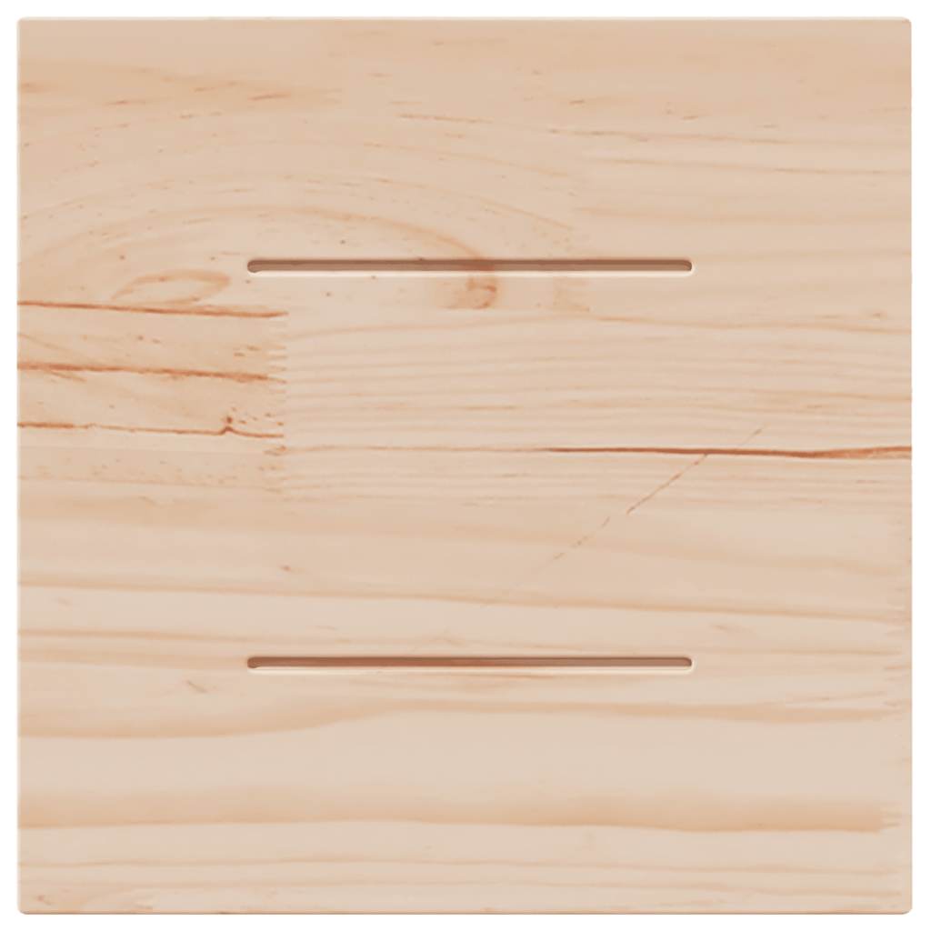 vidaXL Tischplatte 40x40x1,7 cm Quadratisch Massivholz Kiefer
