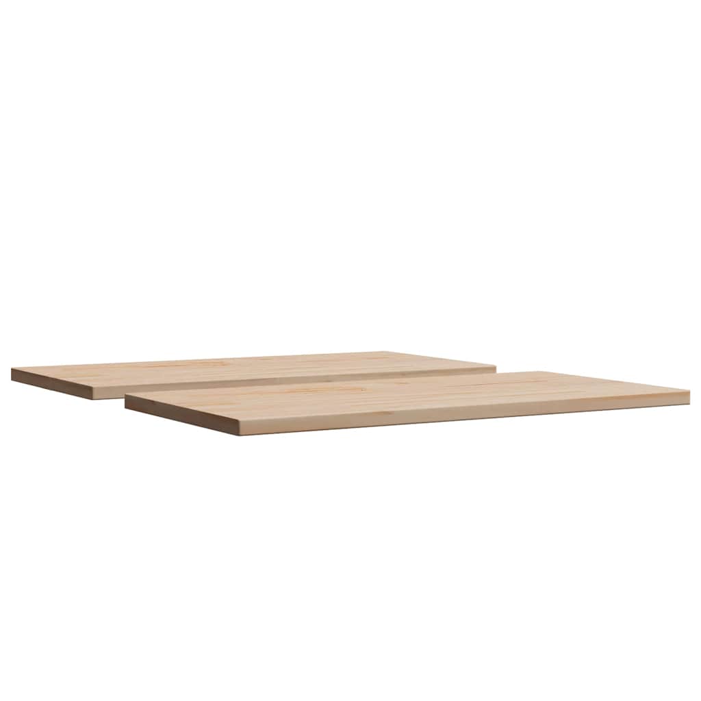 vidaXL Tischplatten 2 Stk. 60x30x1,7 cm Rechteckig Massivholz Kiefer