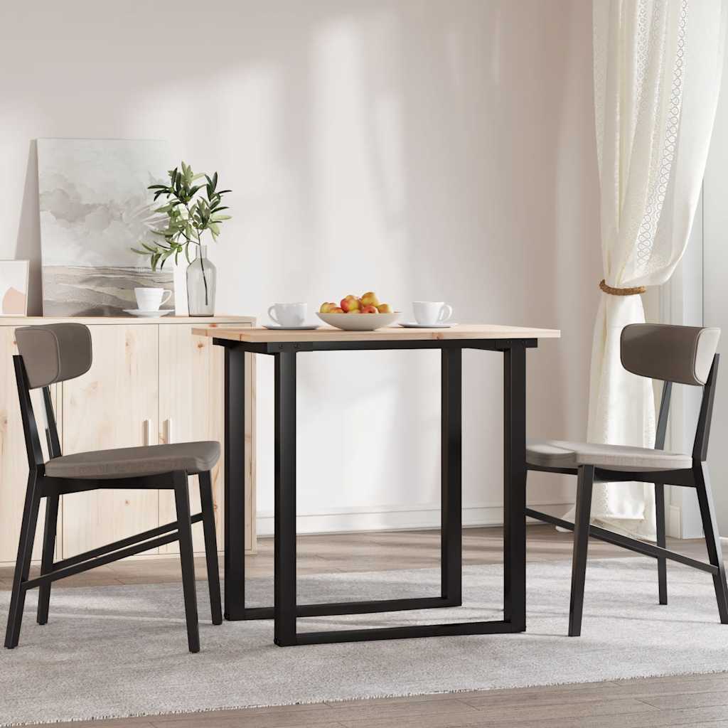 vidaXL Tischplatte 80x50x1,7 cm Rechteckig Massivholz Kiefer