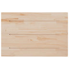 vidaXL Tischplatte 80x50x1,7 cm Rechteckig Massivholz Kiefer