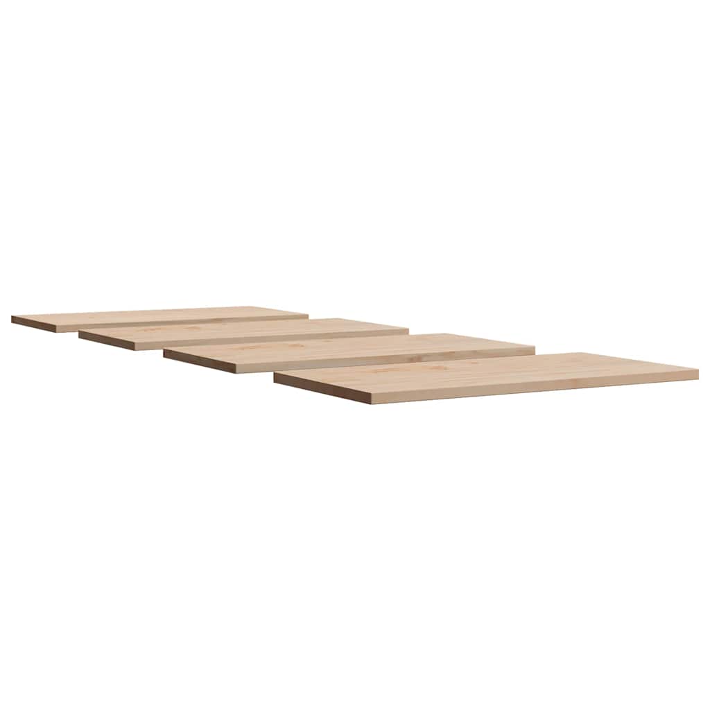 vidaXL Tischplatten 4 Stk. 90x45x1,7 cm Rechteckig Massivholz Kiefer