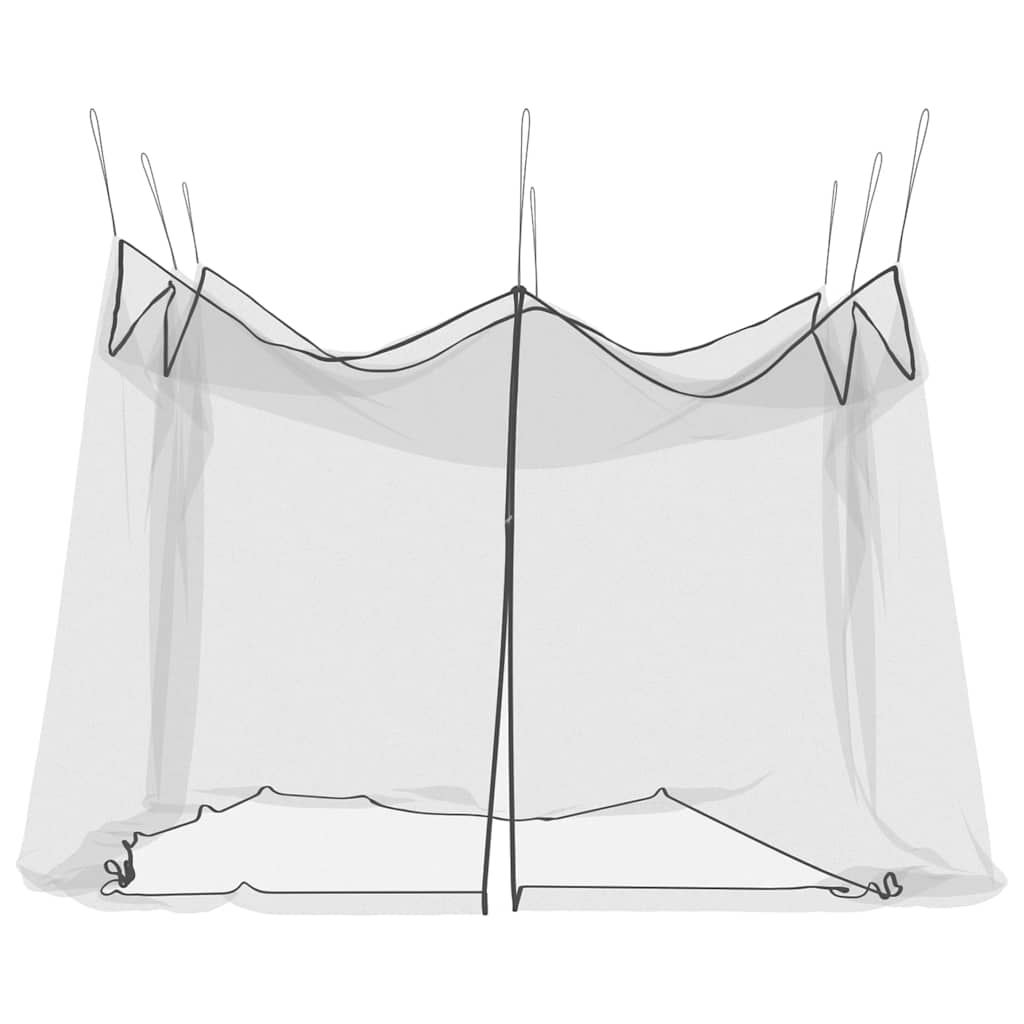 vidaXL Moskitonetz für den Außenbereich, 220 Maschen, Schwarz, 300 x 300 x 250 cm