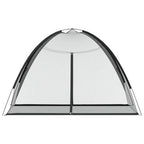 vidaXL Moskito-Netzzelt Mongolisch 220 Schwarz 200x120x130 cm