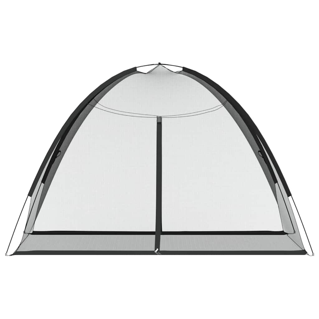 vidaXL Moskito-Netzzelt Mongolisch 220 Schwarz 200x120x130 cm