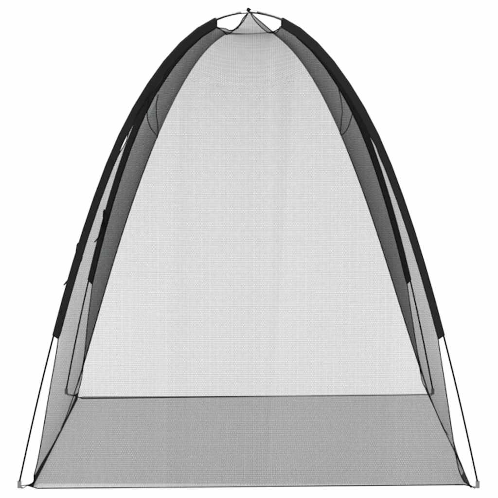 vidaXL Moskito-Netzzelt Mongolisch 220 Schwarz 200x120x130 cm