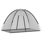 vidaXL Moskito-Netzzelt Mongolisch 220 Schwarz 200x120x130 cm