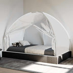vidaXL Moskito-Netzzelt Mongolisch 220 Mesh Weiß 200x120x130 cm