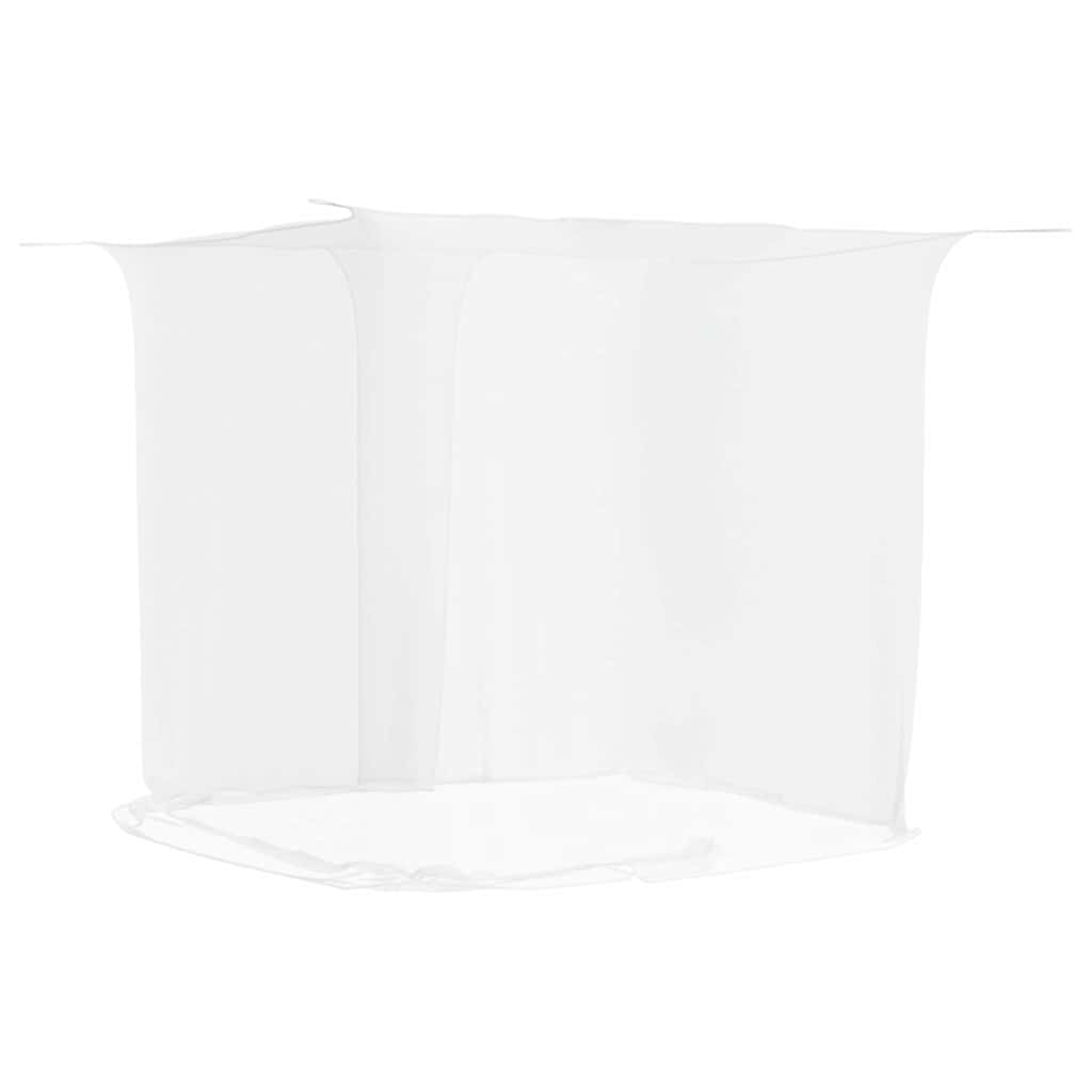 vidaXL Moskitonetz zum Aufhängen 156 Mesh Weiß 220x100x150 cm