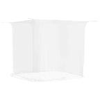vidaXL Moskitonetz zum Aufhängen 156 Mesh Weiß 220x100x150 cm